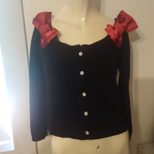 Lucky 13 off shoulder cardigan